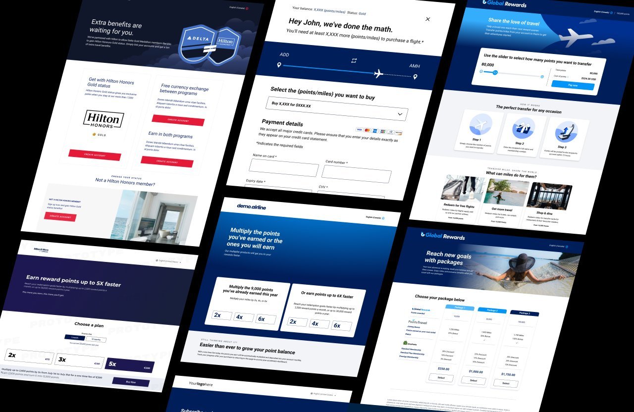 Points design system documentation — Accelerator button component with states, props, and text styles